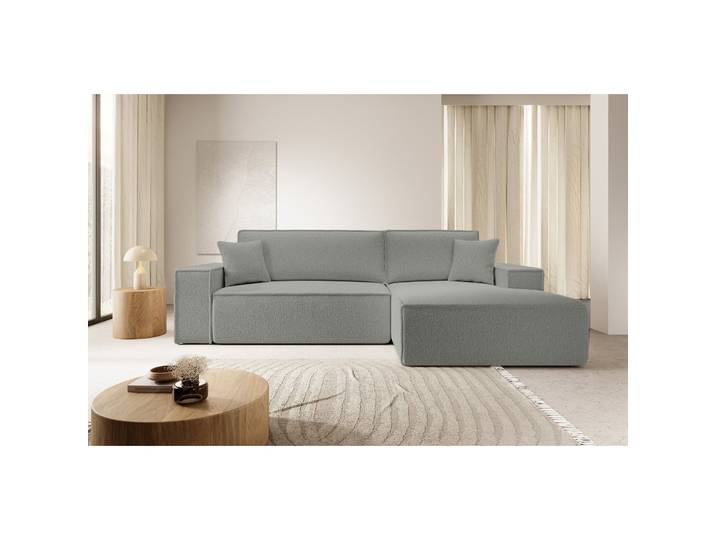 Ecksofa mit Schlaffunktion Farese New L-förmig mit Stauraum,