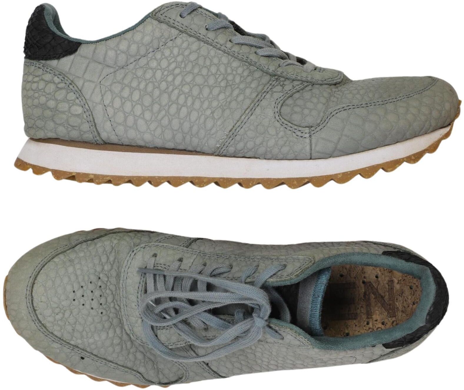 Woden Damen Sneaker, Grau, Gr. EU 39, kein / Etikett - Second Hand