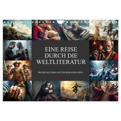 Eine Reise durch die Weltliteratur (Wandkalender 2027 DIN A4 quer), CALVENDO Monatskalender