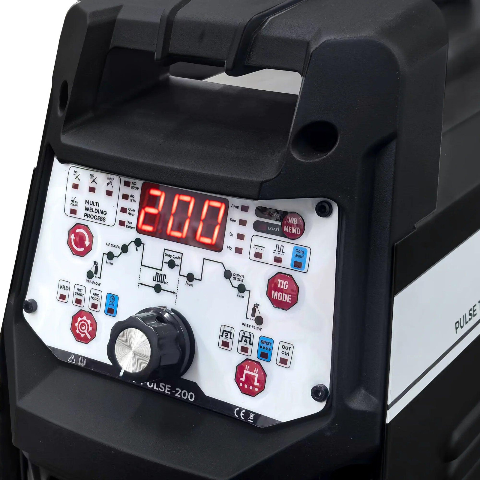 Selius TIG-Lasmachine - DC Lasmachine - MMA Elektrodelasser - Multifunctioneel - 200 Ampère - 8 kg