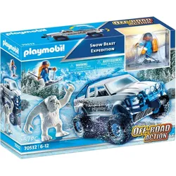 Playmobil Snow Expedition mit Yeti und Skifahrer
