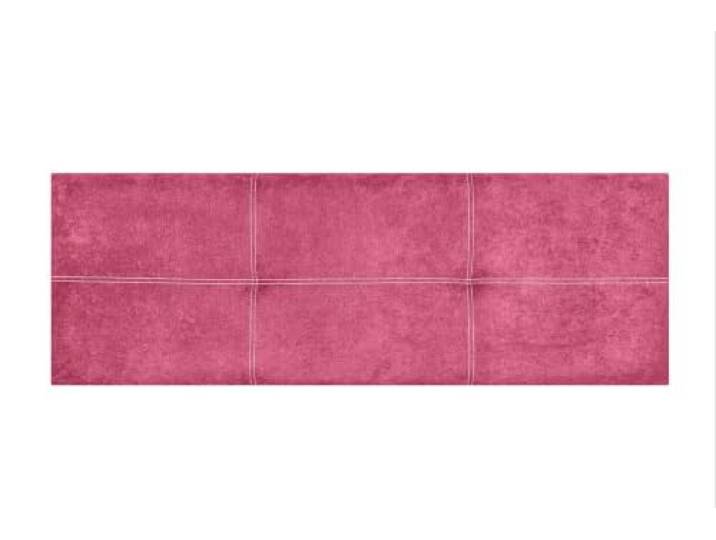 Matris Kopfteil aus fleckenabweisendem Bergamo-Stoff, schmutzabweisend, in 13 Farben, einfach aufzuhängen, Rosa, 130 x 50 x 5 cm, Bett 120 cm