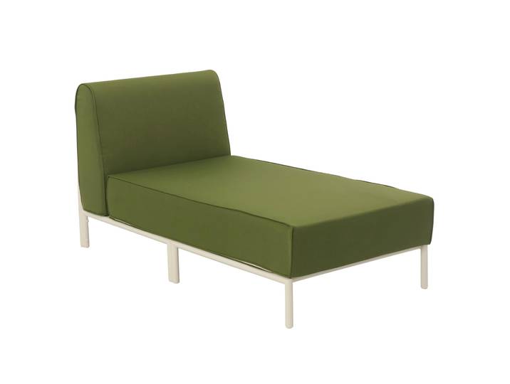 Oviala - Méridienne pour salon de jardin modulable