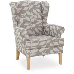 Ohrensessel LUMINARA-B (BHT 78x104x80 cm) - beige - BHT 78x104x80 cm