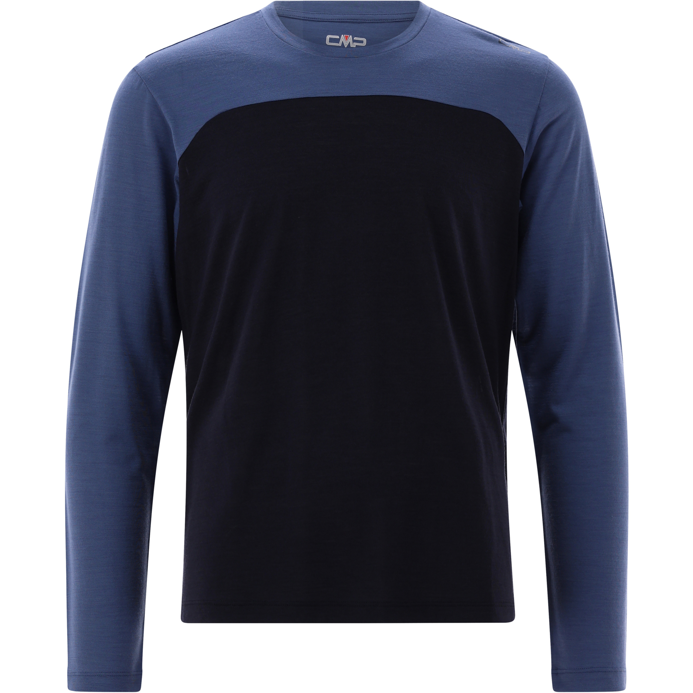 CMP Kildar Herren Longsleeves schwarz Größe XL Trekking Hautfreundlich Merinowolle