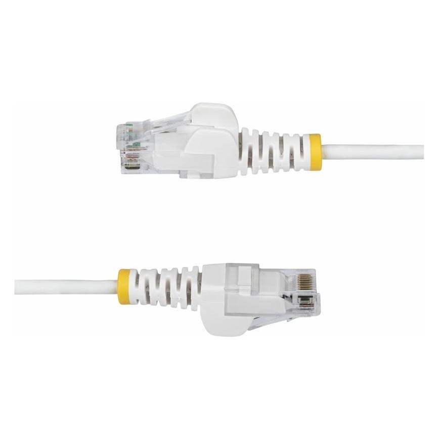 StarTech .com N6PAT50CMWHS, 0,5 m, Cat6, U/UTP (UTP), RJ-45, RJ-45, Weiss (CAT6, 0.50 m) (N6PAT50CMWHS)