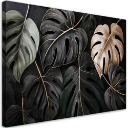 WANDBILD monstera hinterlässt tropische pflanzen