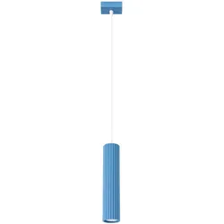 Sollux SL.2337 Pendelleuchte KARBON 1 himmelblau
