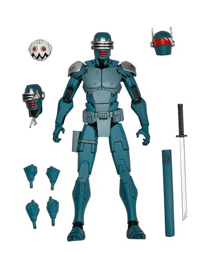 NECA Teenage Mutant Ninja Turtles The Last Ronin Ultimate 7 inch Patrol Bot actiefiguur - Blauw