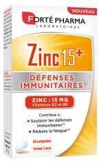 Forté Pharma Zinc 15+ - Boîte 60 comprimés