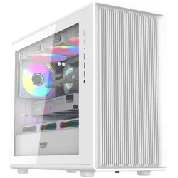 Darkflash Tech DB460M (mATX, Mini-ITX), PC Gehäuse, Weiss