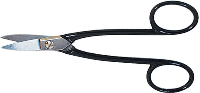 HOLEX Ciseaux d'orfèvre courbés, avec poignée ciseaux 180 mm (763280 180)