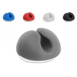 Delock Kabel-Halteclips Thermoplast Schwarz, Blau (Ø x H) 3 mm x 10 mm 10 St. 18294
