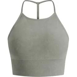 SMILODOX Tank Top Vera Batik, Größe XS in Grün Grün