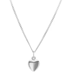 Zeeme for Kids Halskette Silber 925 mit Herz-Anhänger 36/38cm lang