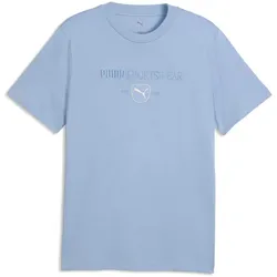 PUMA Class Graphic T-Shirt Herren 38 - chambray blue S