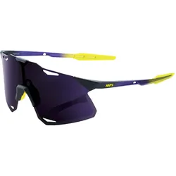 100%, Unisex, Sportbrille, Brille Hypercraft Matte (Blau, Gelb, Purple, Blau, Purple), Gelb, Violett