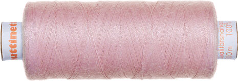 buttinette Universal-Nähgarn, Stärke: 100, 500m-Spule, vintage rosa