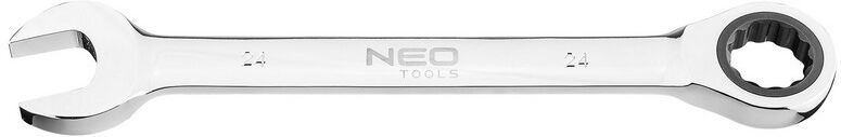 NEO TOOLS 09-043 Ratchet Ring Open-ended Spanner