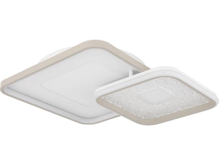 Plafonnier LED\, dimmable\, CCT\, télécommande\, L 50 cm