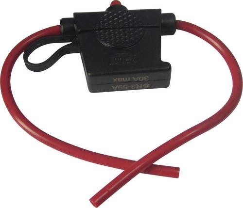 TRU Components 1587492 TC-R3-59A KFZ-Sicherungshalter mit Statusanzeige Passend für (Sicherungen) Flachsicherung Standard 30A 24