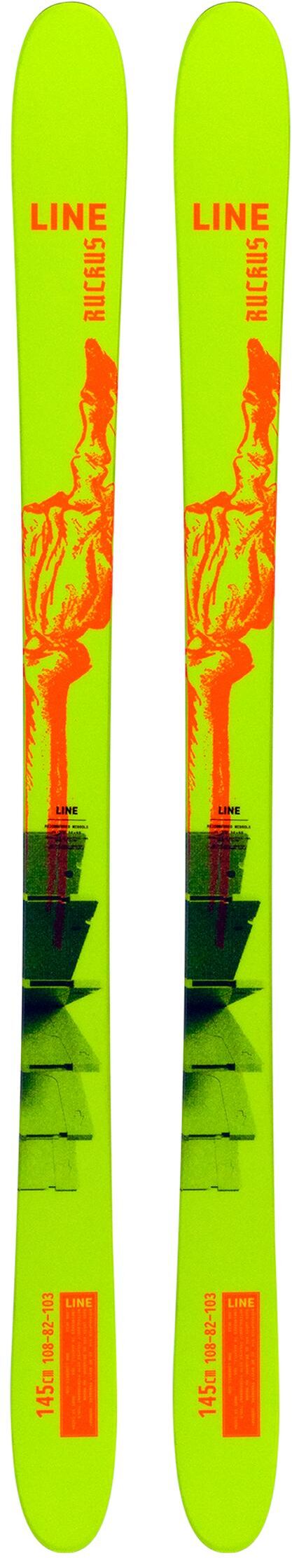 Line  - Pack Ski Ruckus - 155 + 7.0 85mm Black Anthracite - Ski