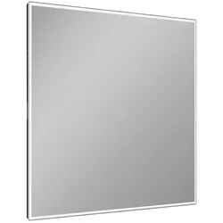 Schneider GLOW HCL Lichtspiegel, rundum Lichtbänder, Human Centric Lighting, mit Spiegelheizung, 90x5,5x76cm, 166.490.01.41, Farbe: Schwarz Matt