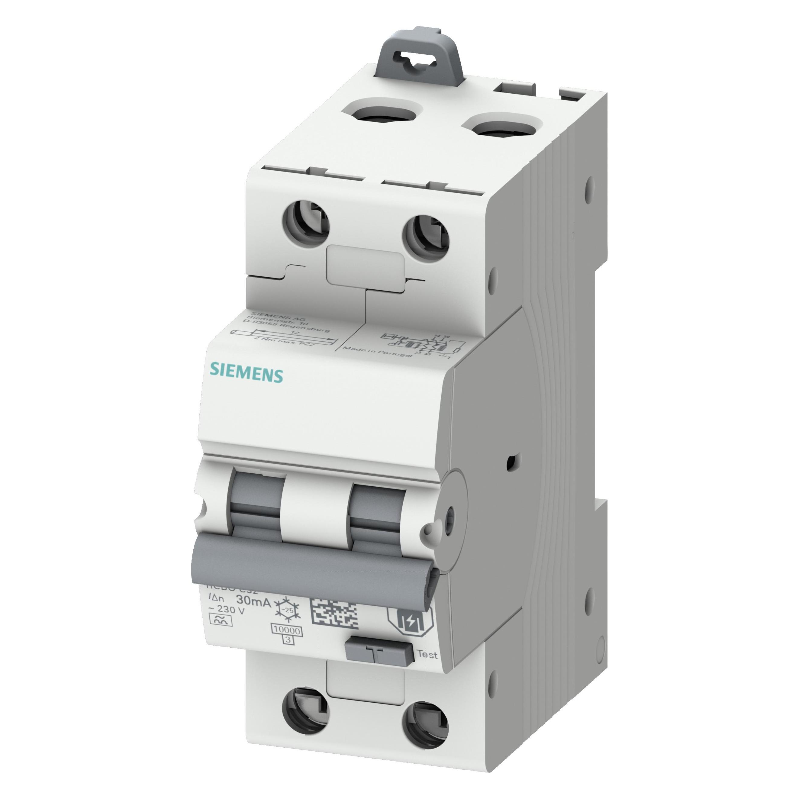 Siemens FI/LS-Schutzschalter B10 1p+N 0,03A A 5SU1324-6FP10 (5SU1324-6FP10)