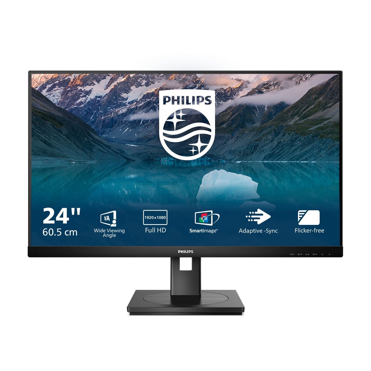23,8" (60,47cm) Philips S-Line 242S9JML schwarz 1920x1080 DisplayPort / DVI-D / HDMI / VGA