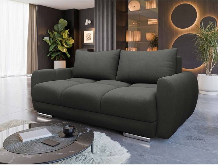 MIRJAN24 Sofa Logo 2, Rückenlehne in Form beweglicher Kissen, 186x97x89 cm