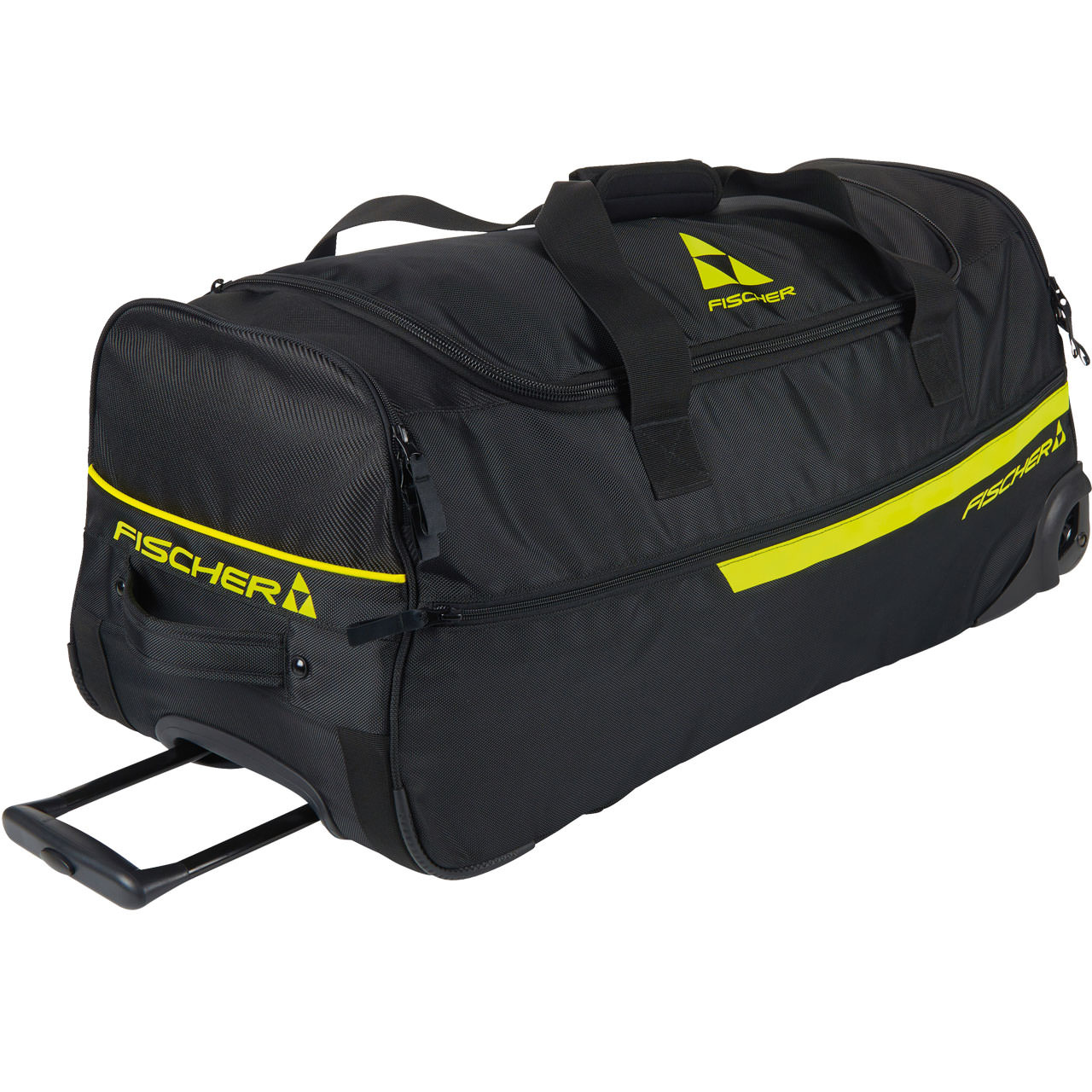 Fischer Team Sportduffel 100L black/yellow