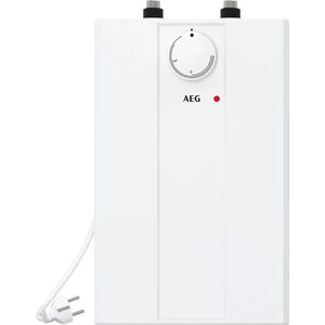 AEG Warmwasserspeicher Kleinspeicher HUZ 5 Basis, 5 Liter, 230 V steckerfertig, Untertisch-Wandmontage, drucklos, 2000 W