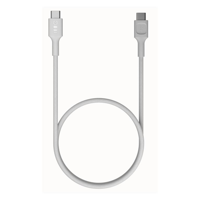 GreenCell USB-C-USB-C-Kabel PowerStream 100W Geflecht 1,2m weiss (1.20 m, USB 3.2 Gen 1, 100 W) (KABGC100PS120SW)