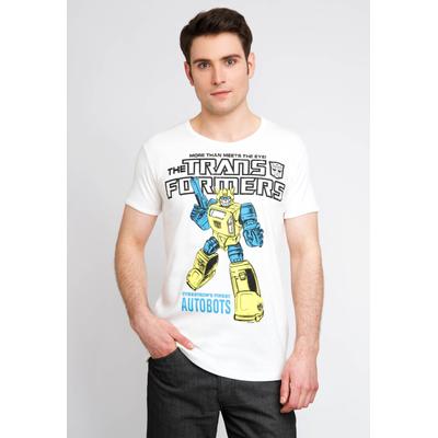 T-Shirt LOGOSHIRT "Bumblebee Autobots", Herren, Gr. L, bunt, 100% Baumwolle, bedruckt, normal, Rundhals, Shirts T-Shirt, mit großflächigem Frontprint