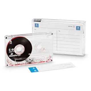 MediaRange Audiokassette C90 90min Typ1 normale Bias transp.
