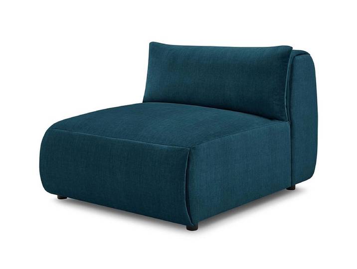 Modulare Sessel für Sofa BOBOCHIC JEANNE Samt dunkelblau