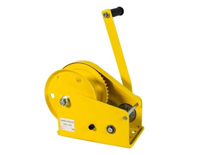 Motorkrane Zwei-Wege-Selbstsperrvorrichtung, kleine manuelle Winde, Mini-Drahtseilwinde mit Haken, automatische Bremse, manueller Kranzug