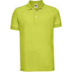 Russell Men ́s Stretch Polo-Shirt Herren langer, schmaler Schnitt R-566M-0, lime, S