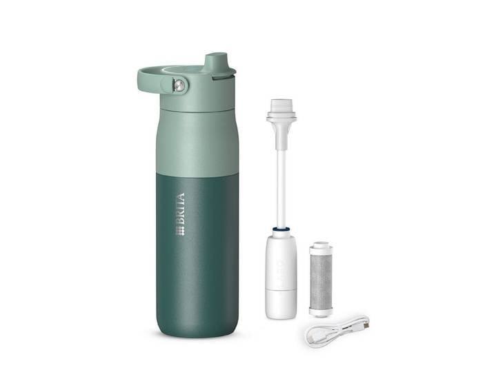 BRITA Trinkflasche BRITA LARQ iQ Digitale Filter Trinkflasche (680 ml), inkl. Hydration Tracking (App), Aktivkohle Wasserfilter & UV-C