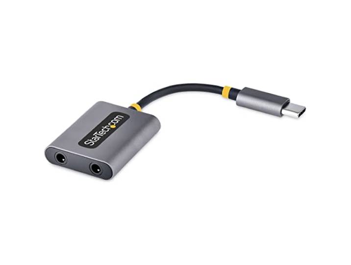 StarTech USB-C Koptelefoonsplitter, 24-bit DAC (USBC-AUDIO-SPLITTER)