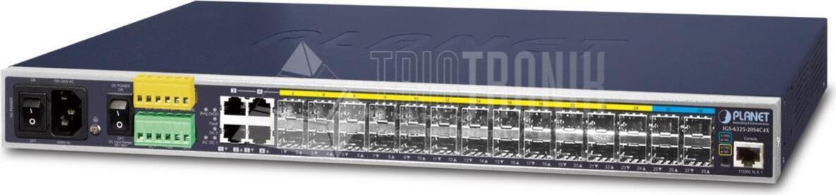 Planet IGS-6325-20S4C4X Managed L3 Gigabit Ethernet Switch, 1U Rackmount