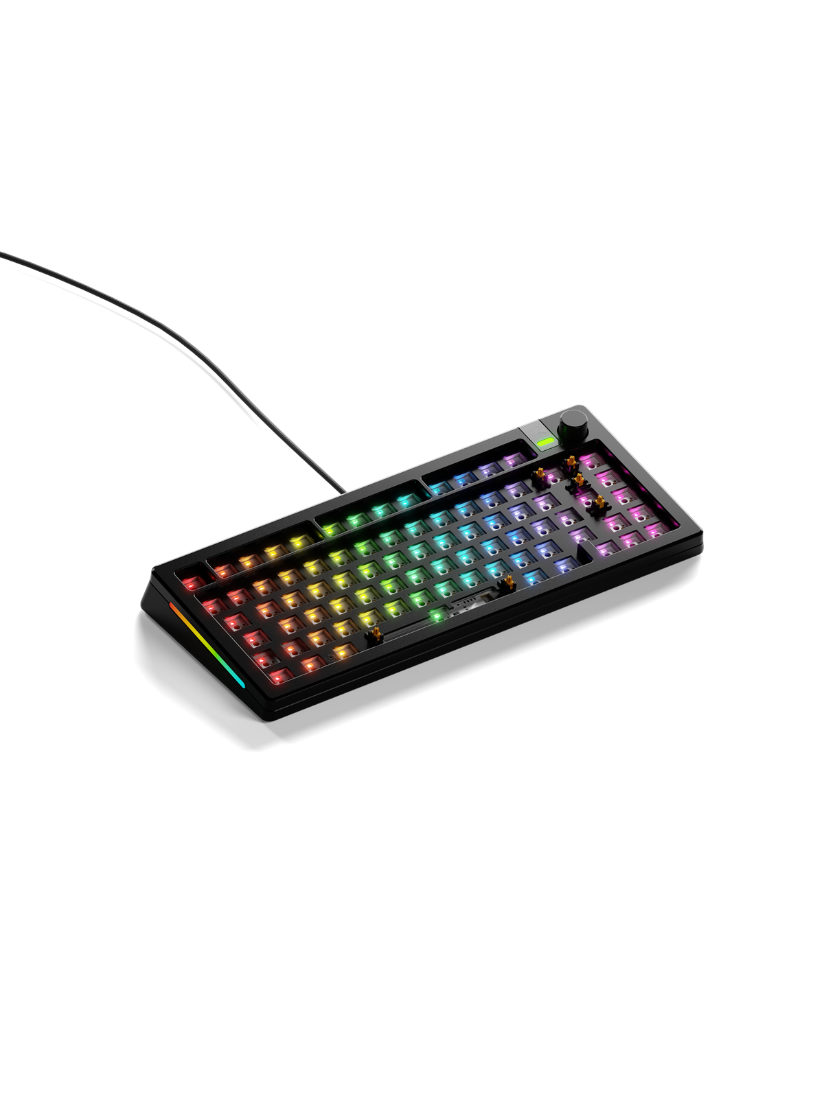 Glorious GMMK 3 PRO 75% - Barebone ISO - Gaming Tastatur (TKL) - 75% - Schwarz