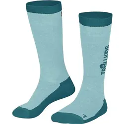 TROLLKIDS Kids Ski Socks, Größe 38 in Blau Blau