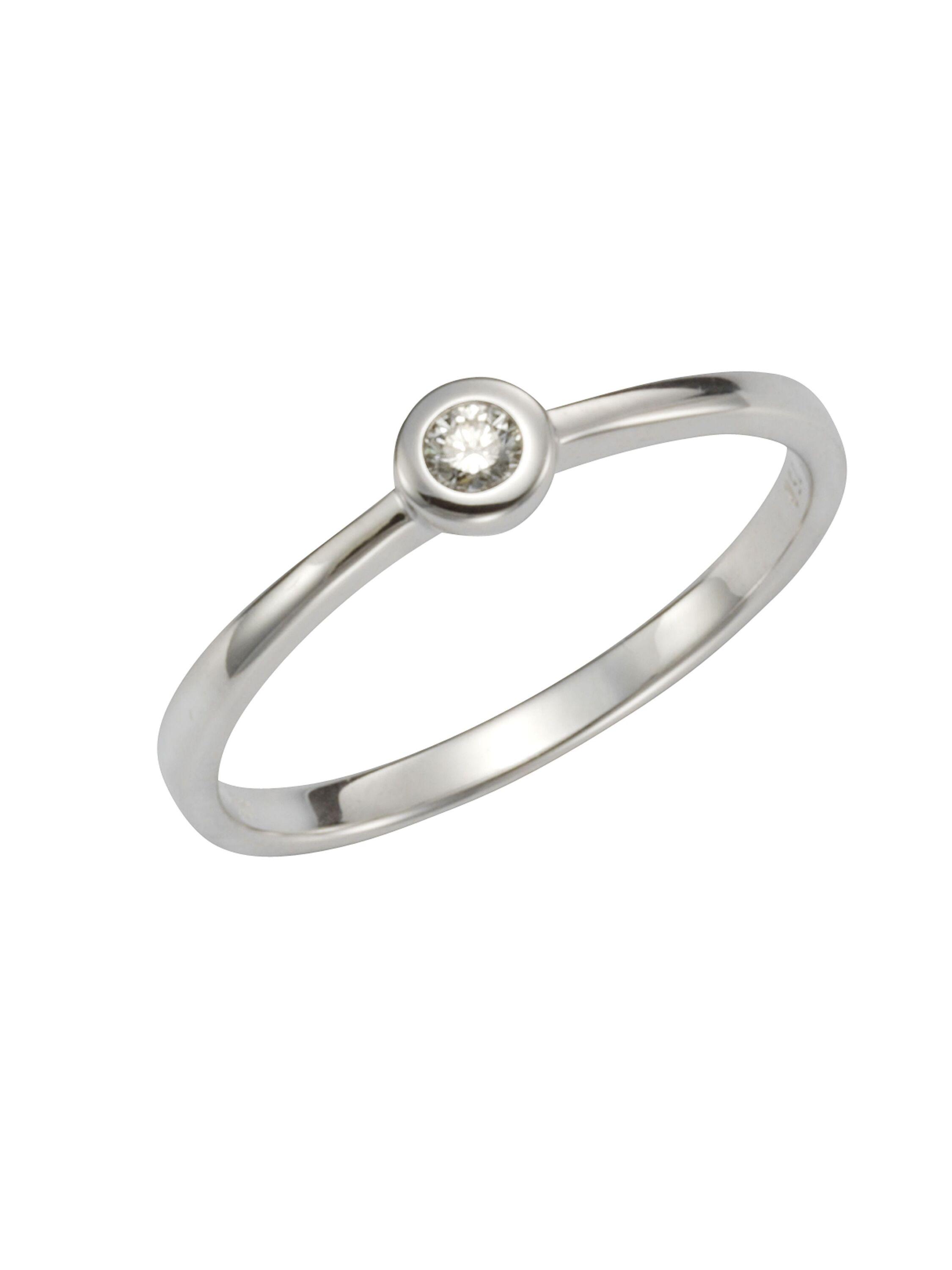 Orolino Ring 750 Gold 1x Brillant 0,07ct.
