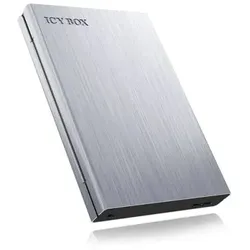 ICY BOX IB-241WP, Ext. HDD-Gehäuse, 1x 2,5" SATA (I/II/III 6Gbit/s) HDD zu USB 3.2 Gen 1 UASP Host, Aluminium, mit einstellbarem Schreibschutz