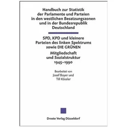 Handbuch zur Statistik der Parlamente und Parteien in den westlichen Besatzungszonen und in der Bund, Fachbücher von Josef Kölssler Boyer