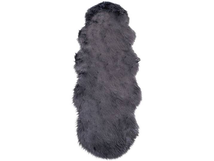 Kunstpelz Qirena grau Polyester B 60 cm