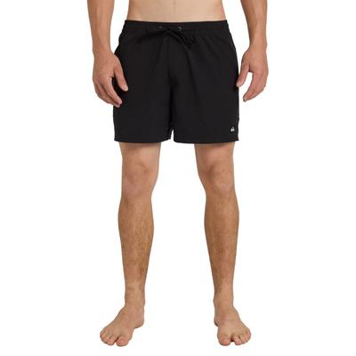 Boardshorts QUIKSILVER "Everyday Solid Volley 15", Herren, Gr. M, Normalgrößen, schwarz, Obermaterial: 100% Polyester., Hosen