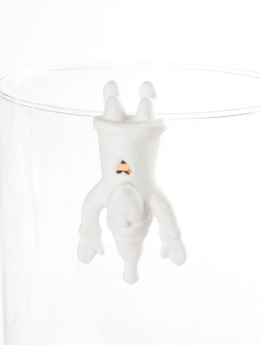 Climbing Santa Golden Heart Kerstdecor voor volwassenen