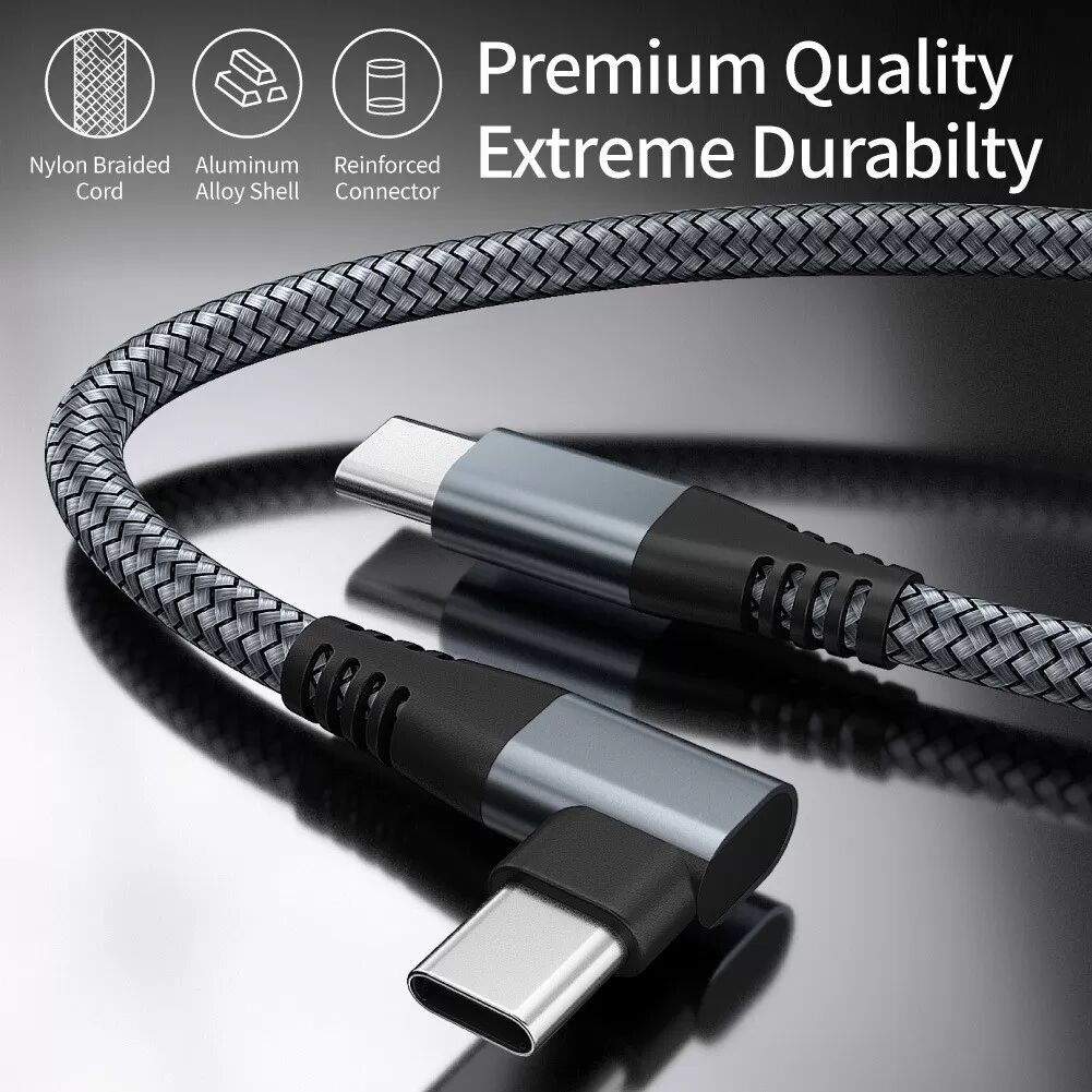 INF Câble USB-C avec connecteur coudé / chargeur rapide 60 W